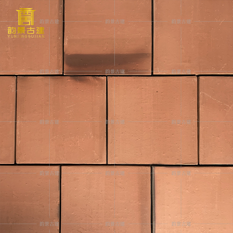 红色方砖 室内红地砖 仿古红砖 陶土红砖地面 餐饮红砖 闽南红砖