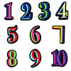 Colored Arabic 0-9 number combination Cloth sticker Gum ironing diy Decorative stickers Colored Arabic 0-9 number combination Cloth sticker Gum ironing diy Decorative stickers