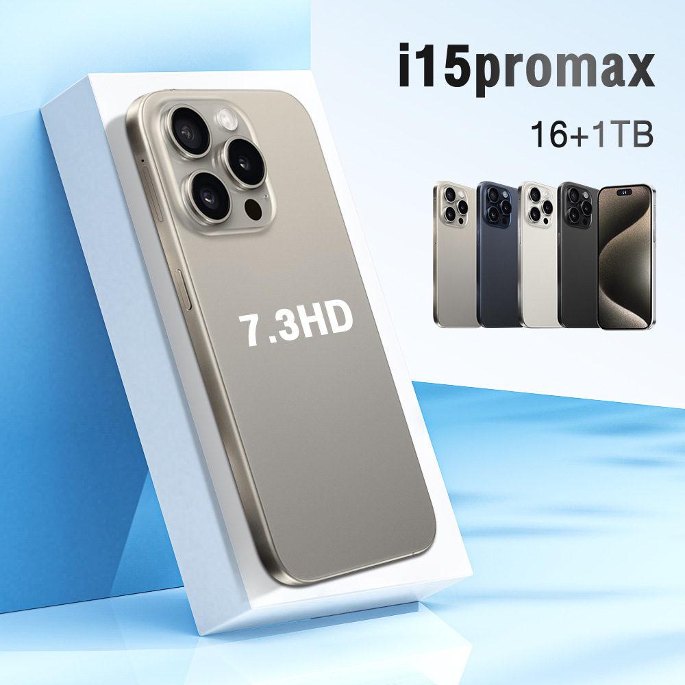 i15promax现货4G八核Incell穿孔屏跨境新爆款安卓智能手机4G+64GB
