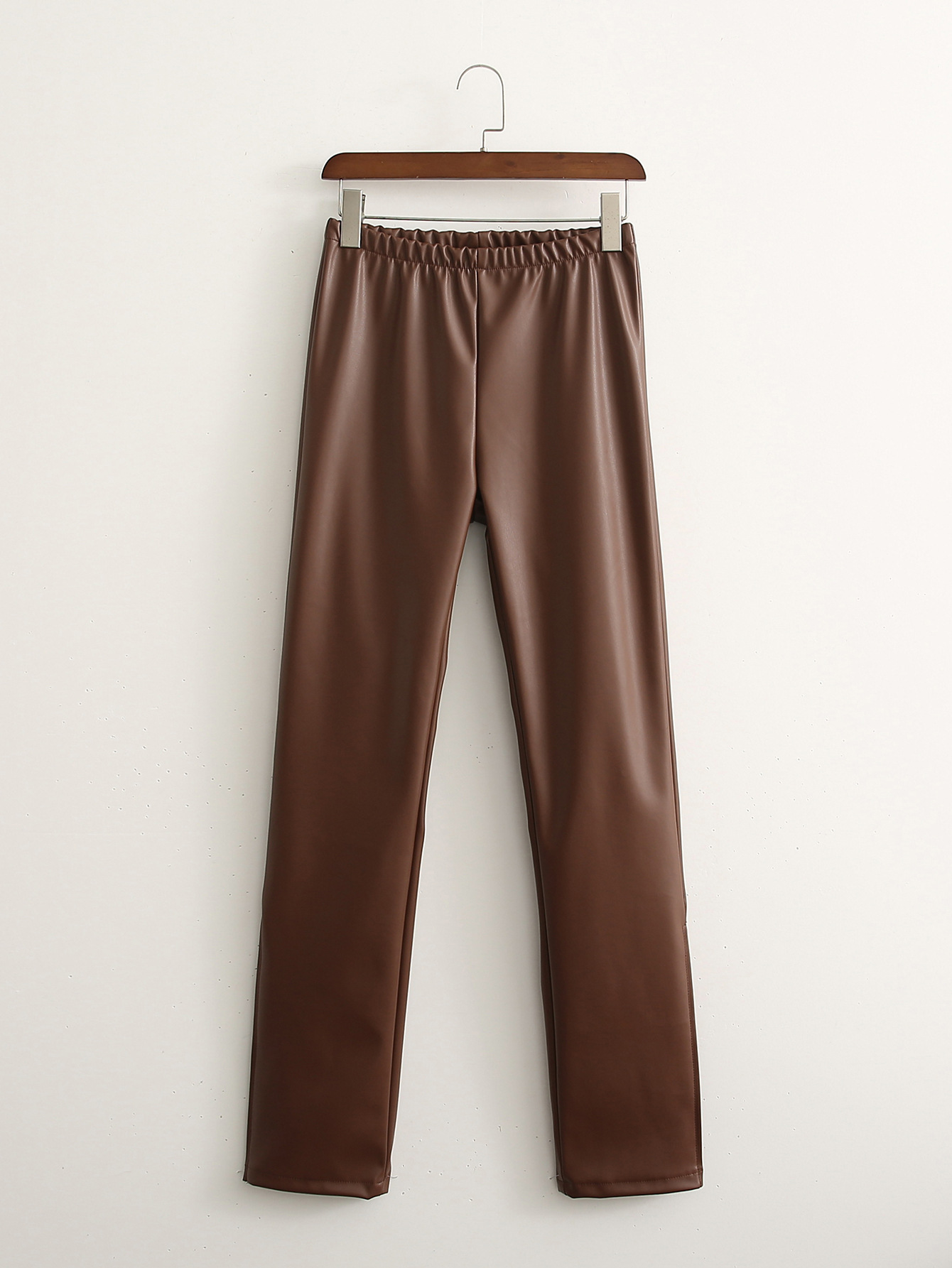 2021春夏新款欧洲站仿皮高腰打底裤 女式长裤 wdl9641-报价-阿里巴巴