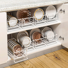 免安装碗盘收纳架厨房置物架碗架沥水架家用橱柜内筷盒放碗碟架子