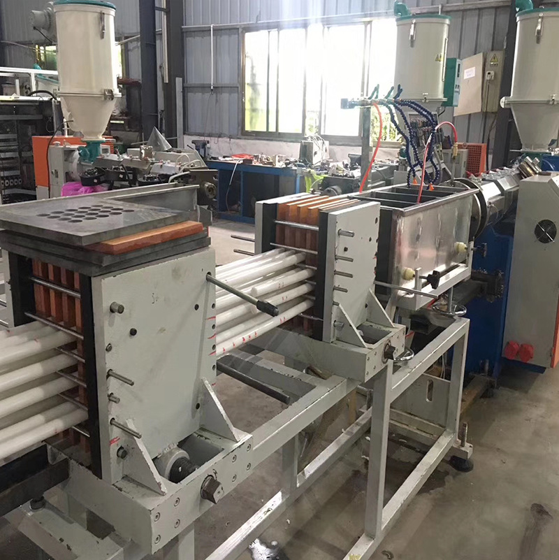 联信45型童车骨条挤出机pppom婴儿车支撑骨条押出设备