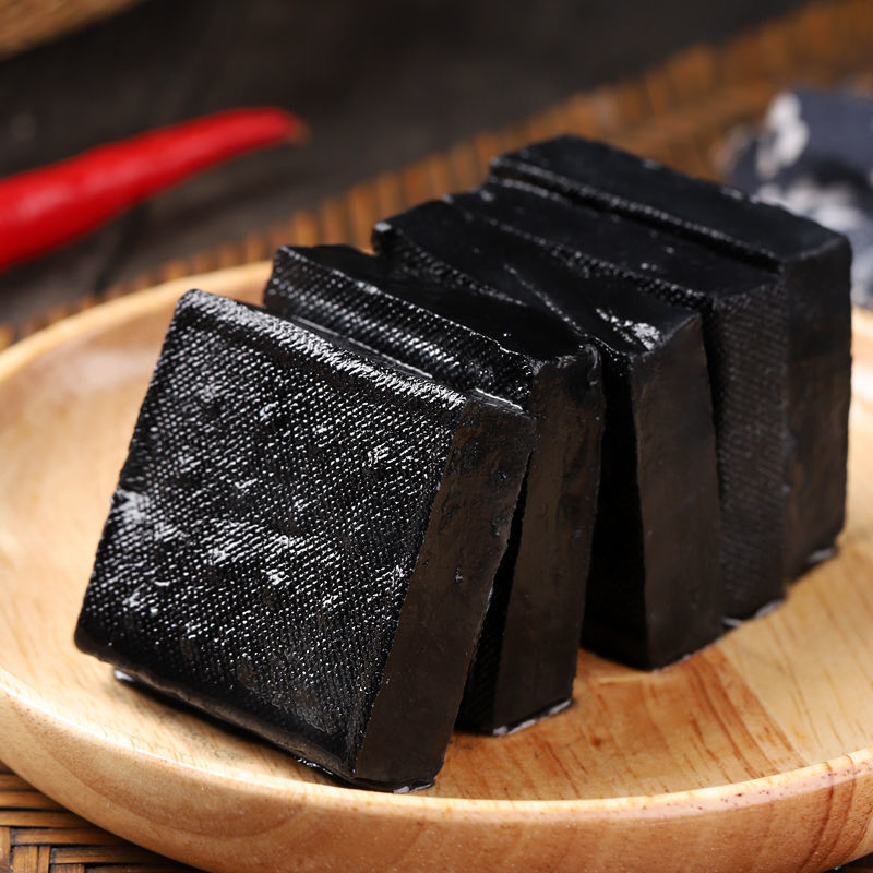 湖南长沙臭豆腐半成品生胚商用摆摊批发油炸零食送秘制酱料包