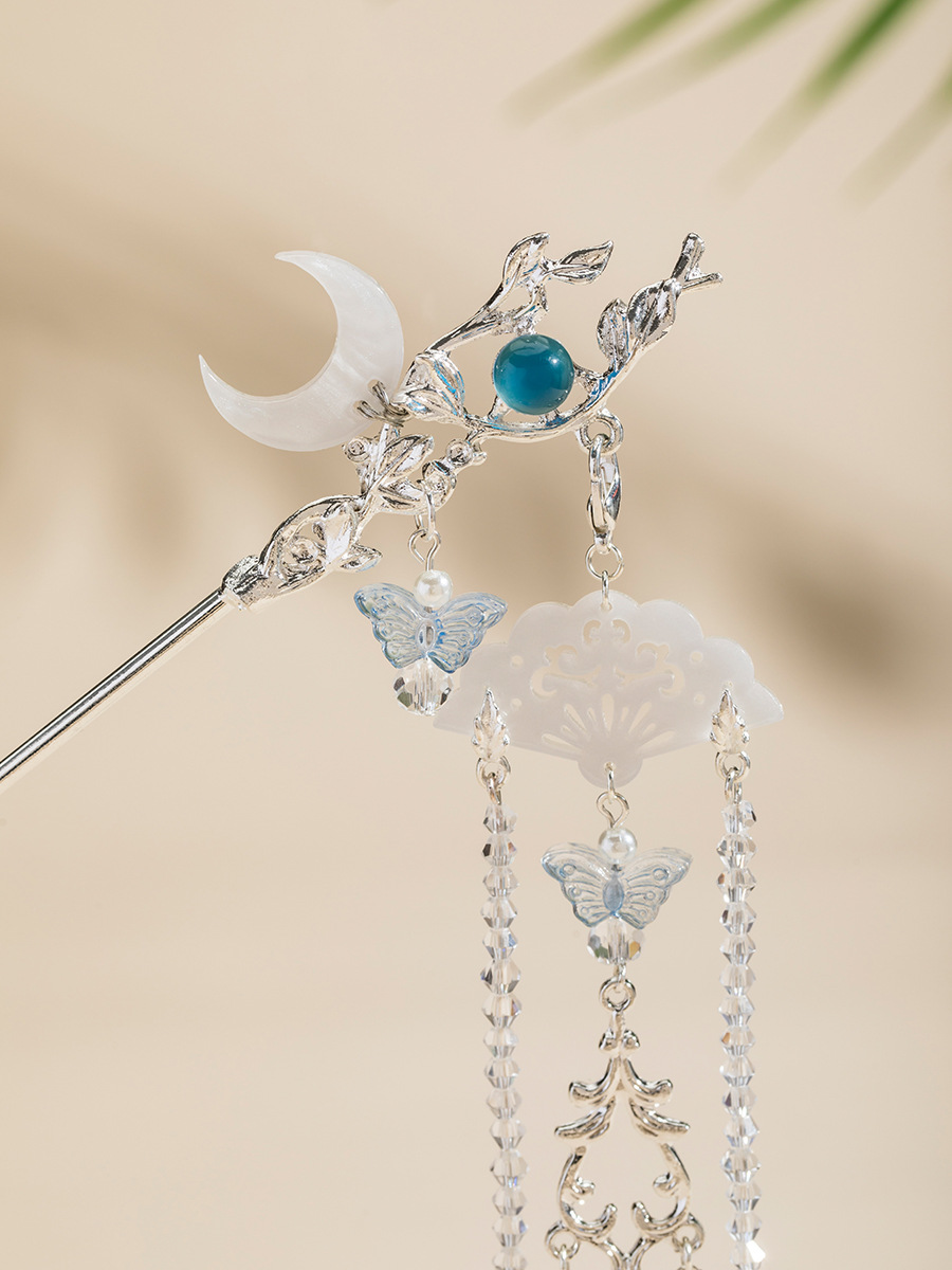 汉服发饰流苏步摇发簪古风头饰簪子国风汉元素旗袍配饰19.