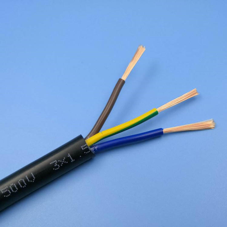 裸铜rvv3芯2.5平方监控电源线控制线护套线电线信号线200米