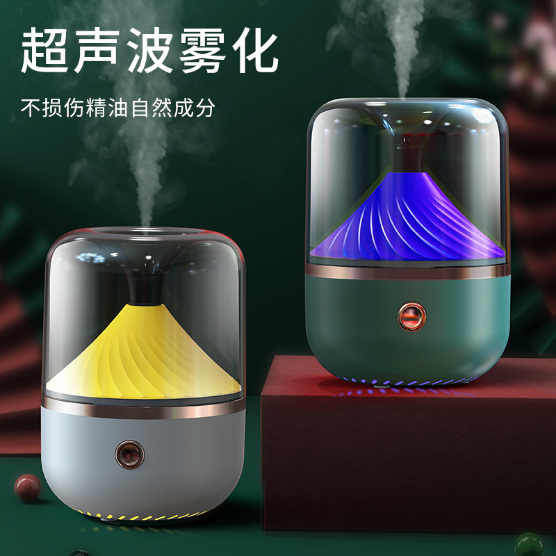 Humidifier Household Mini Aroma Diffuser USB Ultrasonic Bedroom Office Humidification Mute Essential Oil Aromatherapy Wholesale