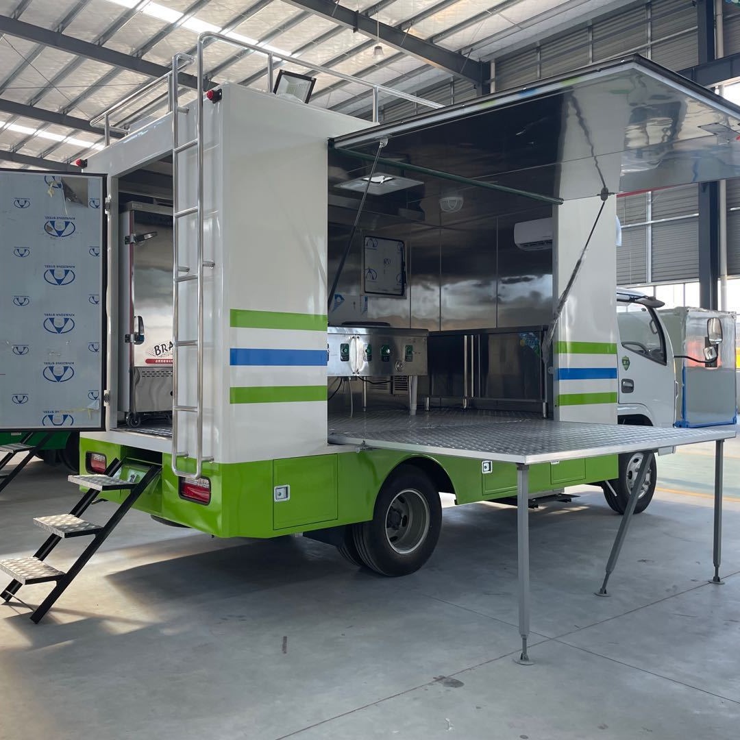 2米蓝牌流动餐车移动户外车红白喜事餐饮车-阿里巴巴