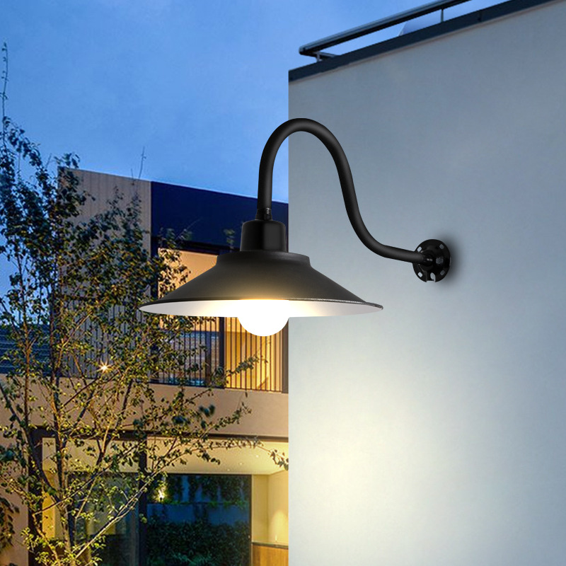 led户外壁灯路灯室外照明灯工矿灯防水马路灯罩庭院灯过道灯门口