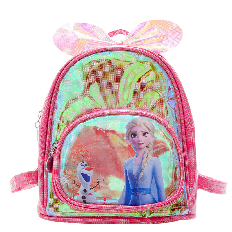 2024 New Fashion Backpack Girls Korean Laser Small Casual Backpack Bag Cartoon Travel Colorful Student Bag