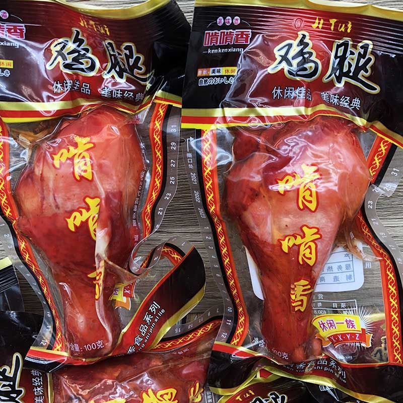 包邮温州风味乡巴佬鸡腿零食100g散装即食鸡肉类卤味熟食整箱批发