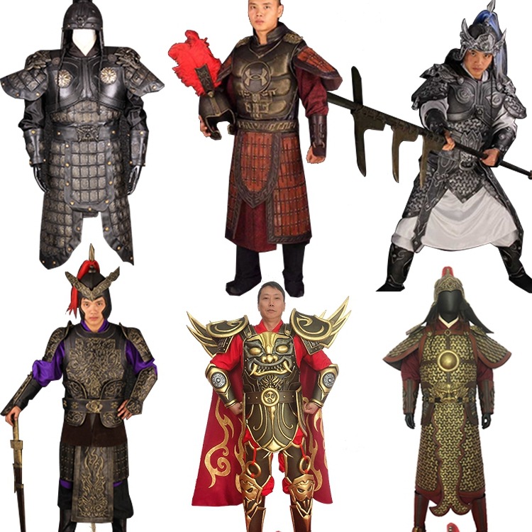 飞鱼服甲胄舞台演出服将军全身可穿真人战马八旗铠甲古装出租盔甲