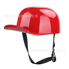 跨境专供摩托车头盔灰机车哈雷复古半盔个性安全头帽棒球鸭舌礼帽