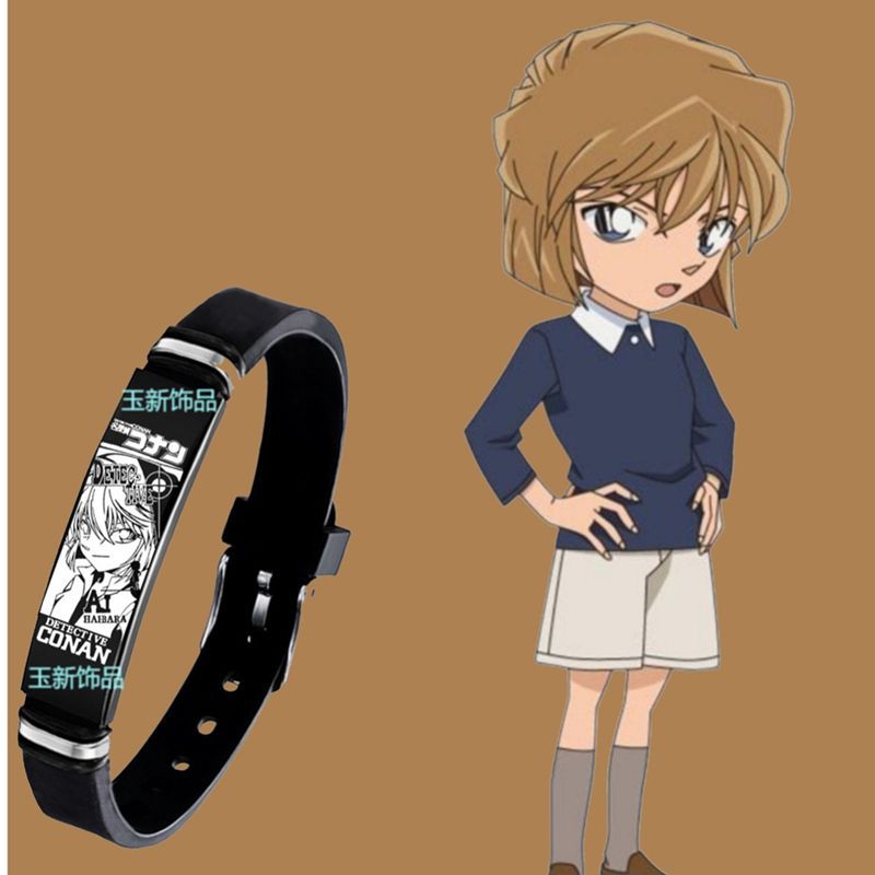 名侦探柯南手环动漫周边怪盗基德工藤新一防水手链手镯生日礼物
