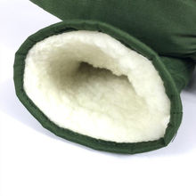 冬季老式手套男军绿色棉手套手闷子加毛加厚连指保暖连指