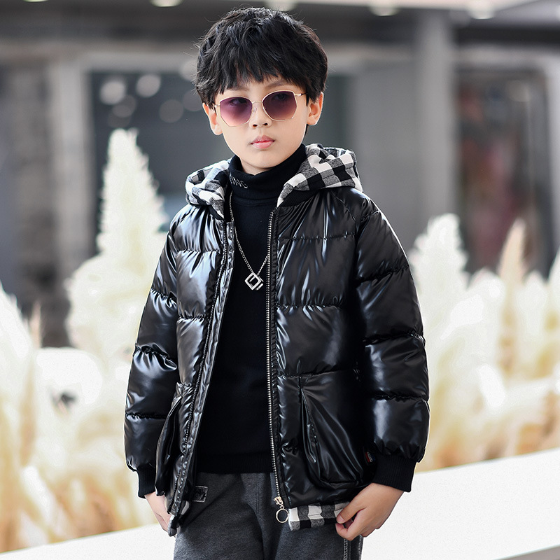 中大童加厚棉衣男孩棉袄潮儿童装冬季羽绒棉服男童洋气面包服外套