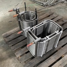 厂家直销 专业 矩形方形304不锈钢盘管蒸发器冷却器热交换器