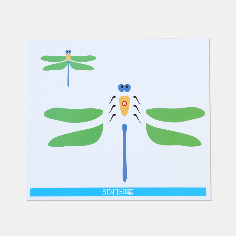 厂家供应儿童3d打印笔 立体涂鸦绘画diy外贸低温3d笔批发
