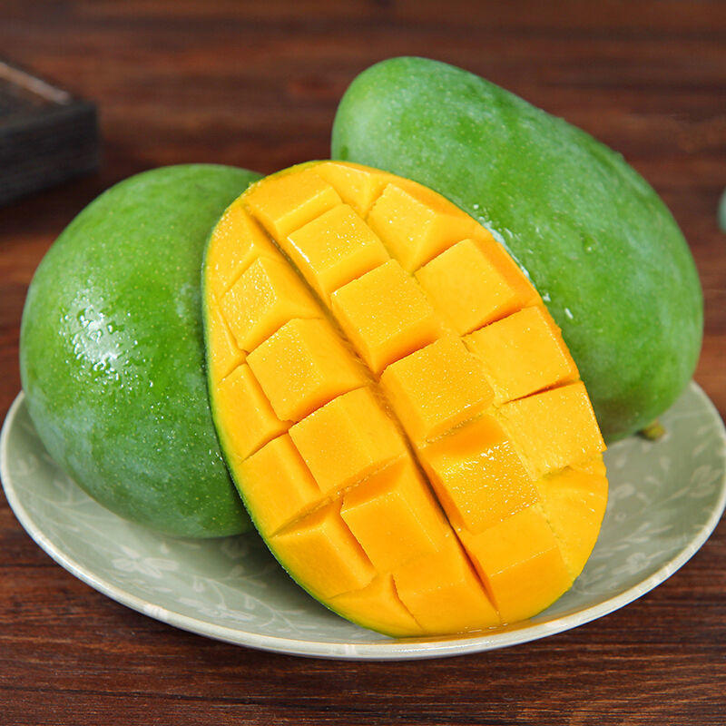凯特芒新鲜云南凯特大芒果10斤5斤装大青芒应季水果现摘云南特产
