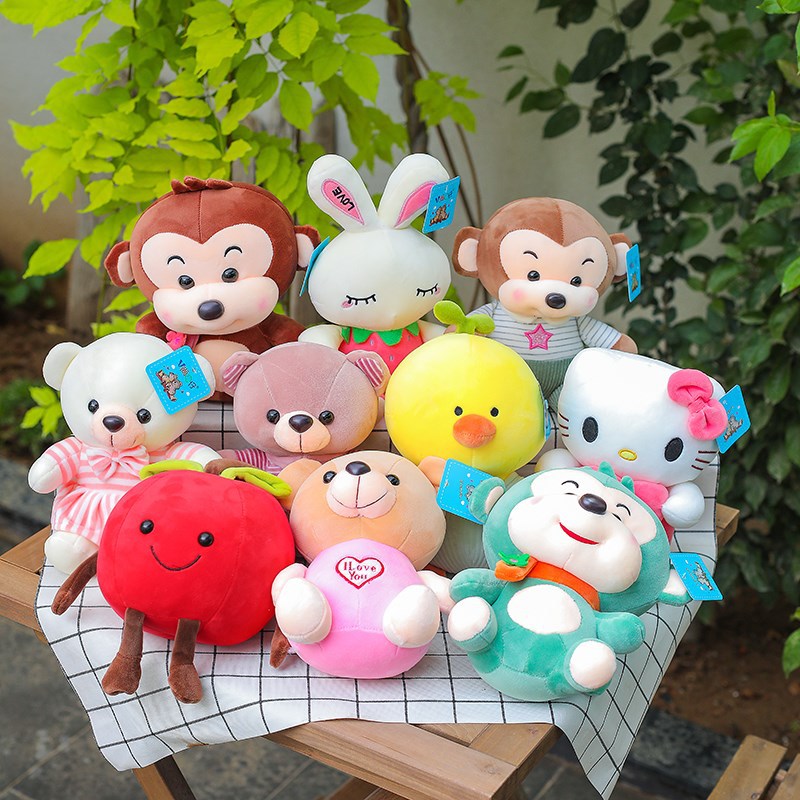 沙发上摆放的玩偶放车上布娃娃公仔抱枕睡觉可爱床上创意小号摆