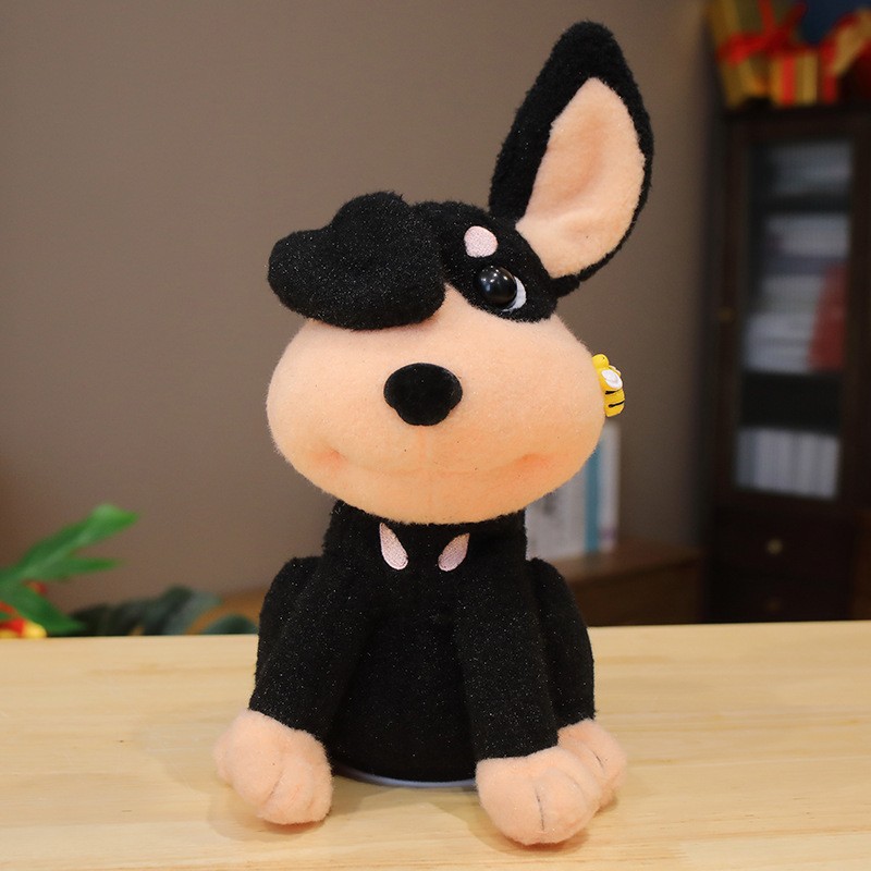 仿真电动狗毛绒电动小狗蜜蜂狗会叫会唱歌摇尾巴儿童玩具狗批发