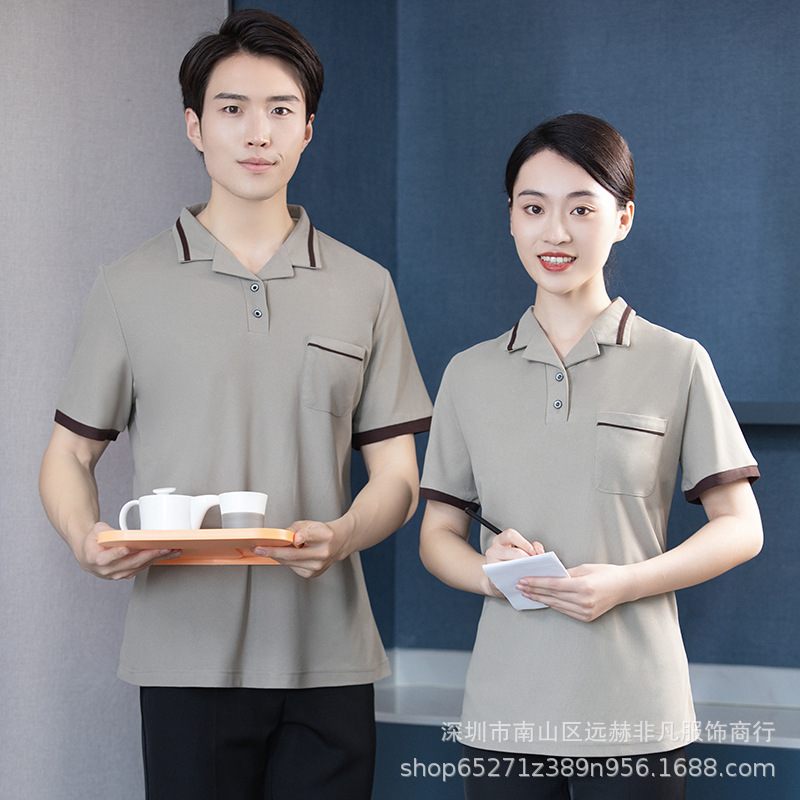 客房保洁服短袖酒店宾馆服务员服装物业清洁阿姨保洁工作服夏装女