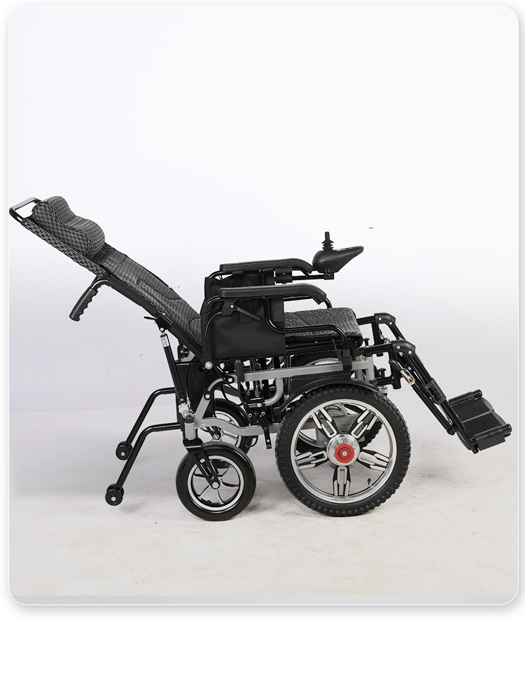 电动轮椅智能可折叠自动轮椅电动老人可折叠全自动残疾人坐便双人