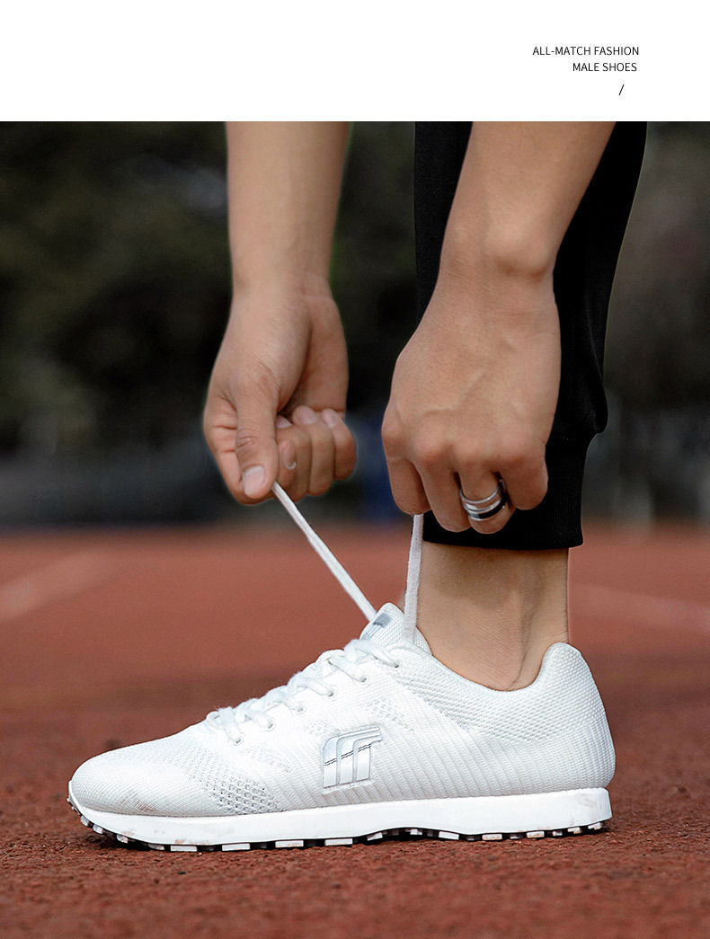 慢跑鞋男中考体测综训鞋学生田径运动马拉松训练立定跳远跑步鞋女