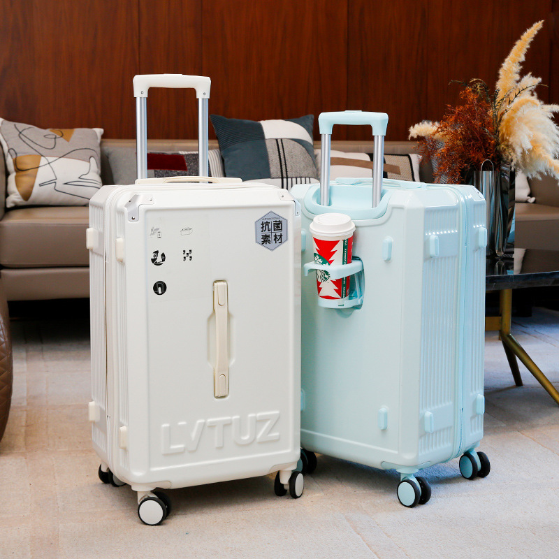 New Multi-Functional Trolley Case Scratch-Resistant Thickened and Large-Capacity 32 Luggage Women's Shock-Absorbing Universal Wheel Password Suitcase