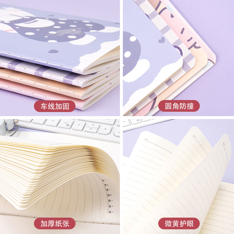 Creative A5 Notepad Ins Notebook Cute Student Stationery Soft Copy Office Supplies Notebook Wholesale