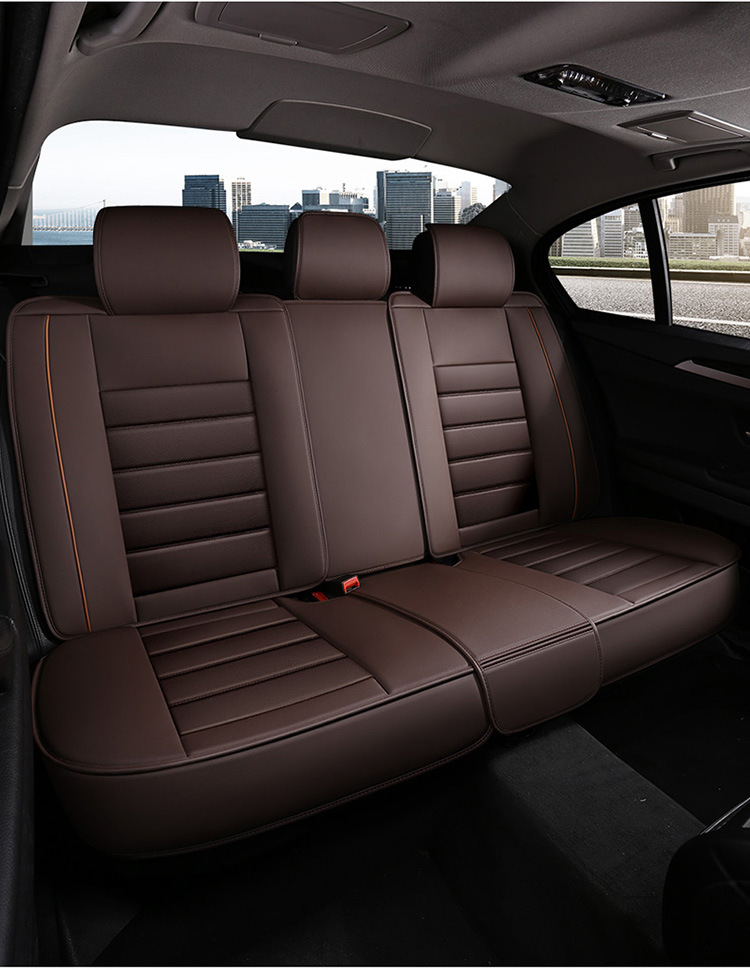 新汽车坐垫皮革新款四季通用全包围车座套卡通座垫套小车座垫批发