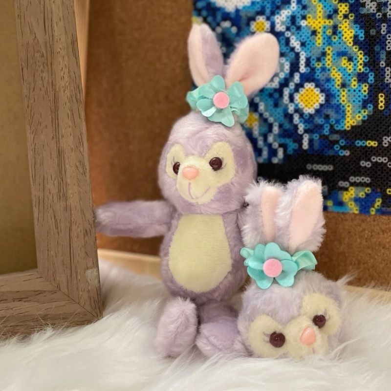 网红ins星黛露毛绒玩具公仔小号兔子挂件可爱书包包挂饰钥匙扣女
