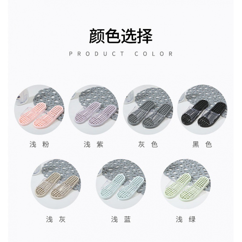 Bathroom Bath Slippers Non-Slip Summer Household Hole Shoes Quick-Drying Massage Hollow Indoor Home Vulnerability Sandals