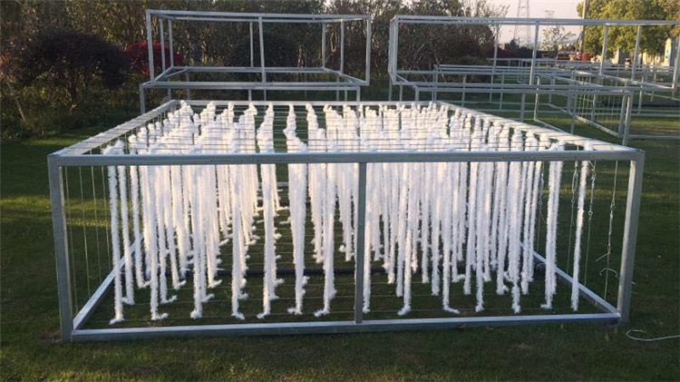 厂家直供生物绳型填料 河道生化 污水处理挂膜用辫带式生物填料