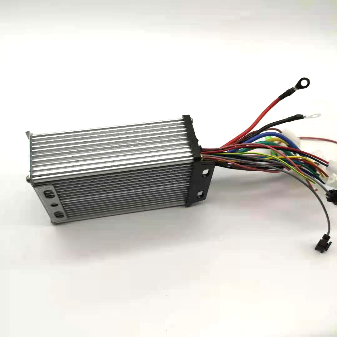 电动车控制器48v60v 正弦波9管450w二轮三轮车直流无刷控制器