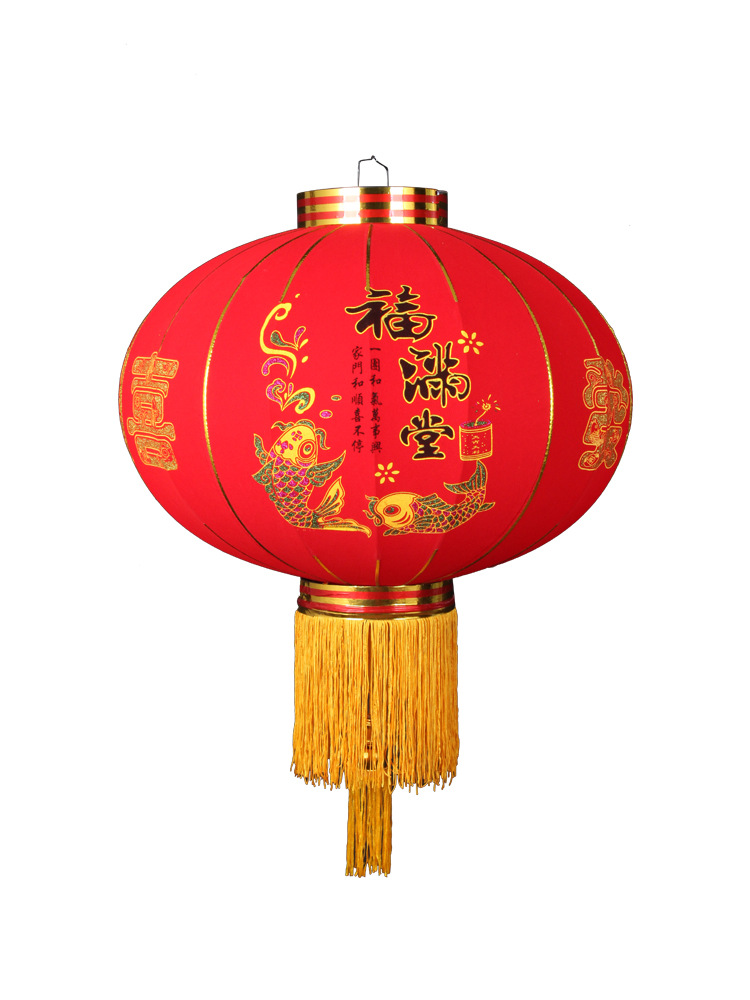 批发春节大红灯笼装挂饰过新年阳台一对户外防水大门口风宫灯吊灯