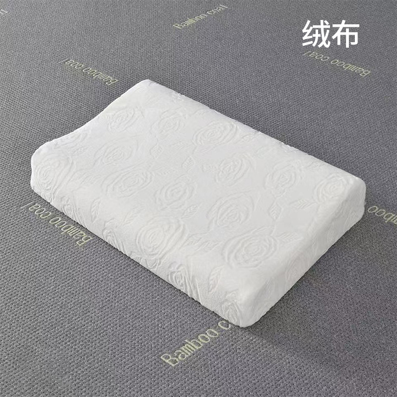乳胶枕专用枕套60*40曲线枕外套绒布竹纤维布天丝布厂家直发可定