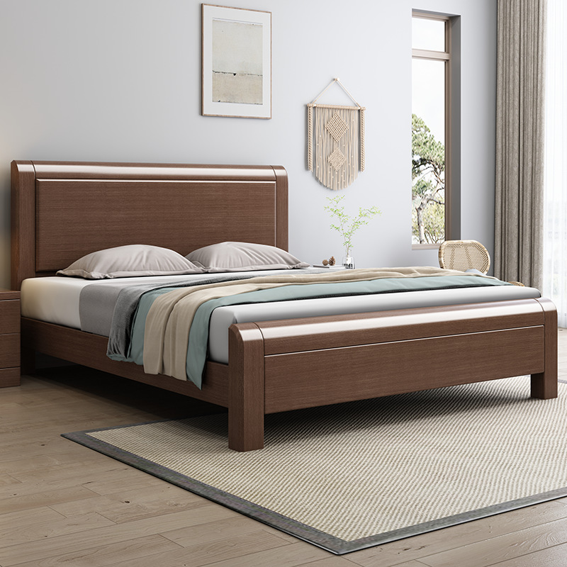 8m 现代简约高箱储物结婚床原木大床主卧-阿里巴巴