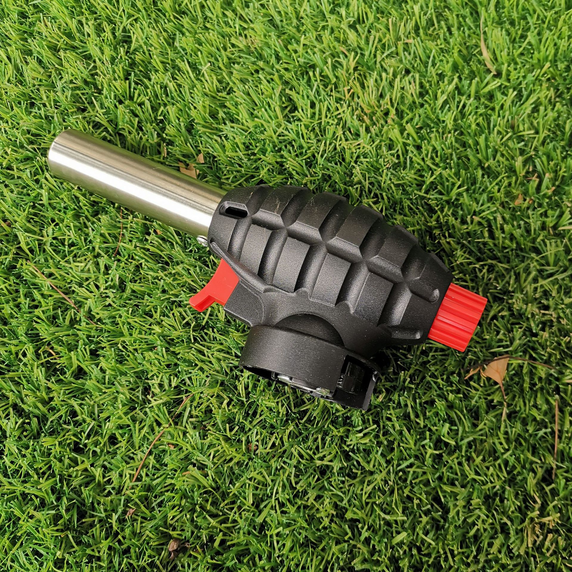 户外烧烤喷火枪 丁烷气焊枪瓦斯 枪卡式喷枪.加热枪可倒火