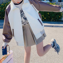 设计感美式bf棒球服短外套学生小个子休闲显瘦夹克上衣女春秋新款