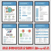 验光流程图模拟中学生流程图眼科配镜海报海报眼镜店装饰画电脑