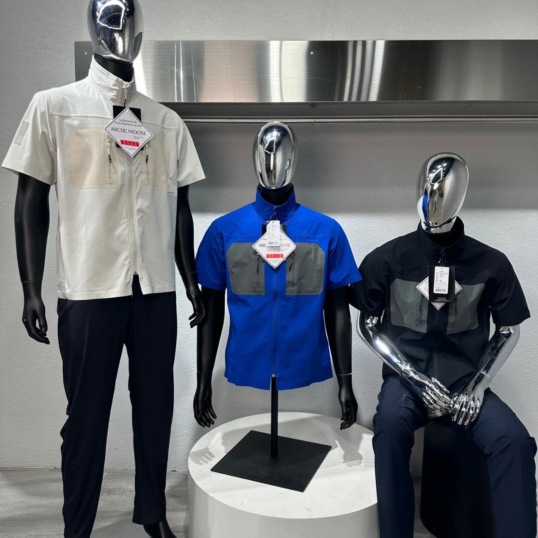 鸟家/迪家同款男士速干立领开衫短袖商务休闲立体袋工装户外衬衣