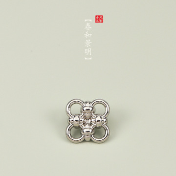 新中式复古镂空中国结金属纽扣毛衣针织衫西装风衣外套大衣装饰扣