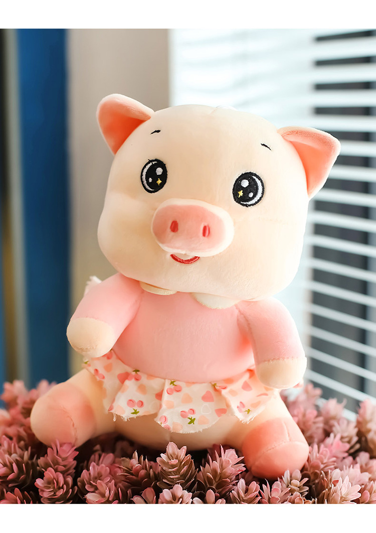 新款抓机娃娃可爱小动物公仔毛绒玩具玩偶8寸爪机娃娃机赠品专用