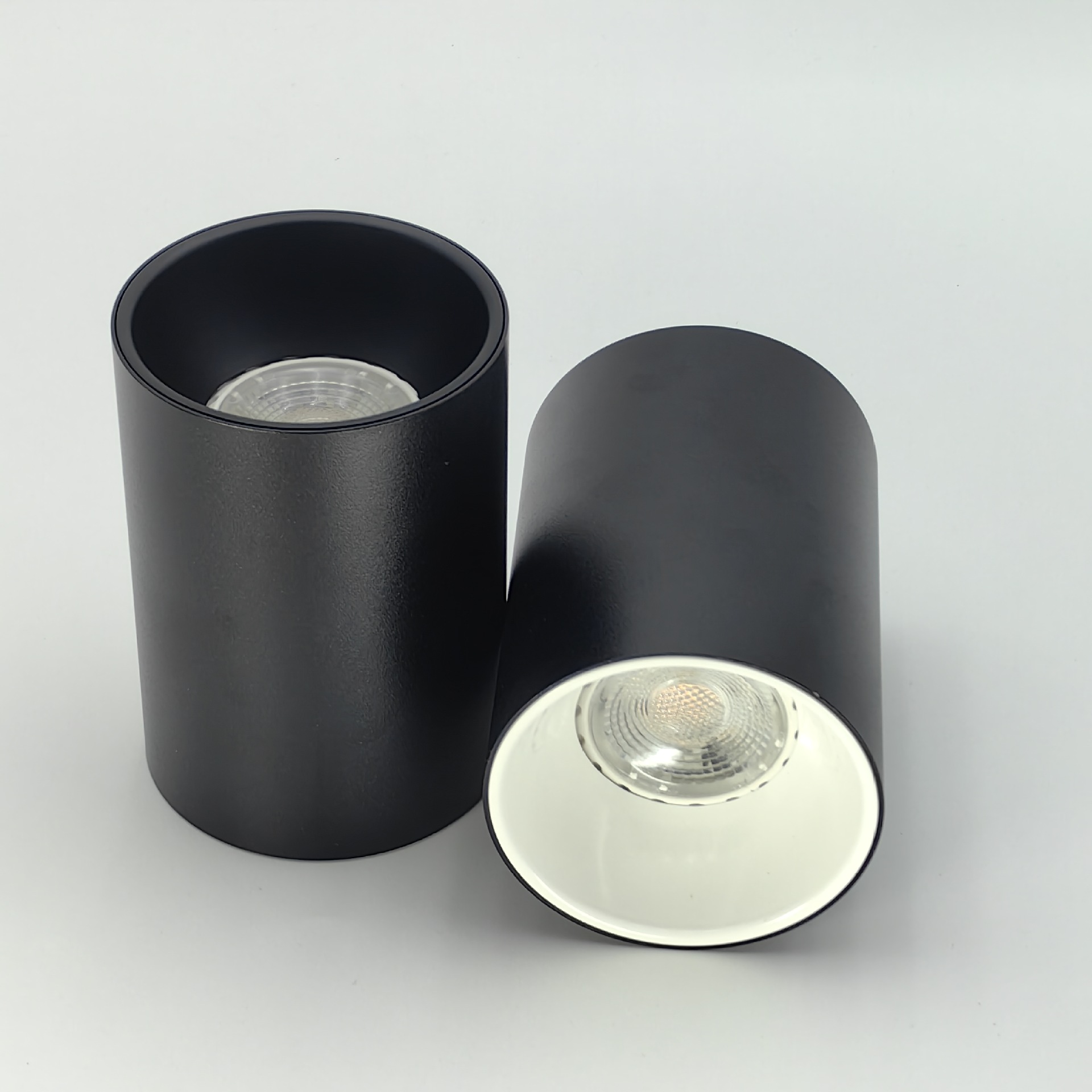 新款GU10明装筒灯LED灯杯灯炮免开孔铝材易换光源GU10明装射灯