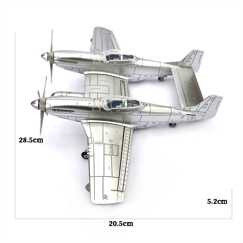 American F-82 Double Wild Horse Fighter 4-Color Mixed 4d Genuine 1/48 Assembled Model Aircraft Decoration Plastic