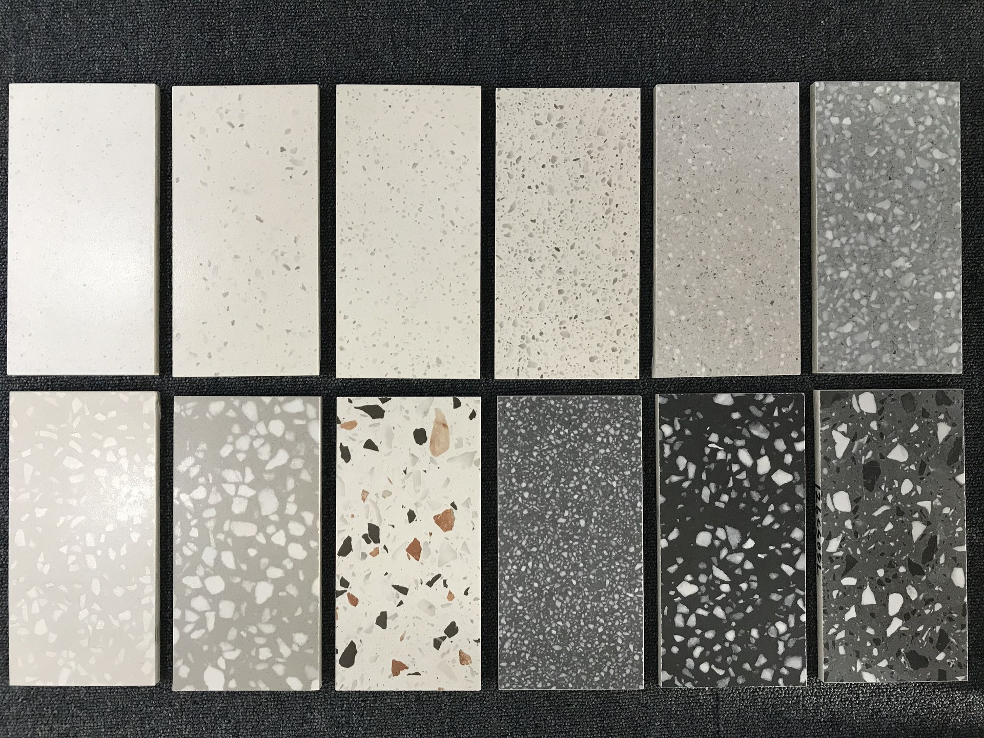 通体小颗粒水磨石瓷砖600*1200餐厅商场墙面砖防滑服装店客厅地砖