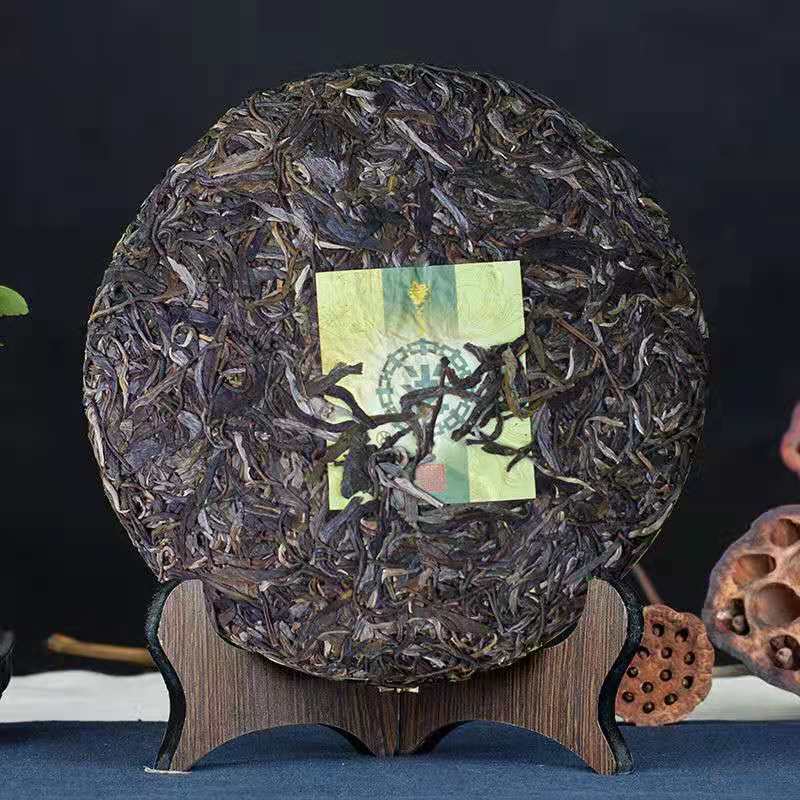 批发2016中茶勐海普洱茶生普原料乔松之寿传统压制七子饼357克