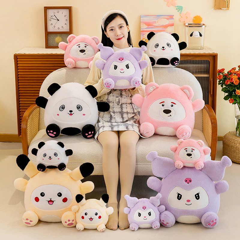New Variety of Internet Hot Cute Rice Balls Series Home Display Bed Pillow Soothing Sleep Gifts Wholesale