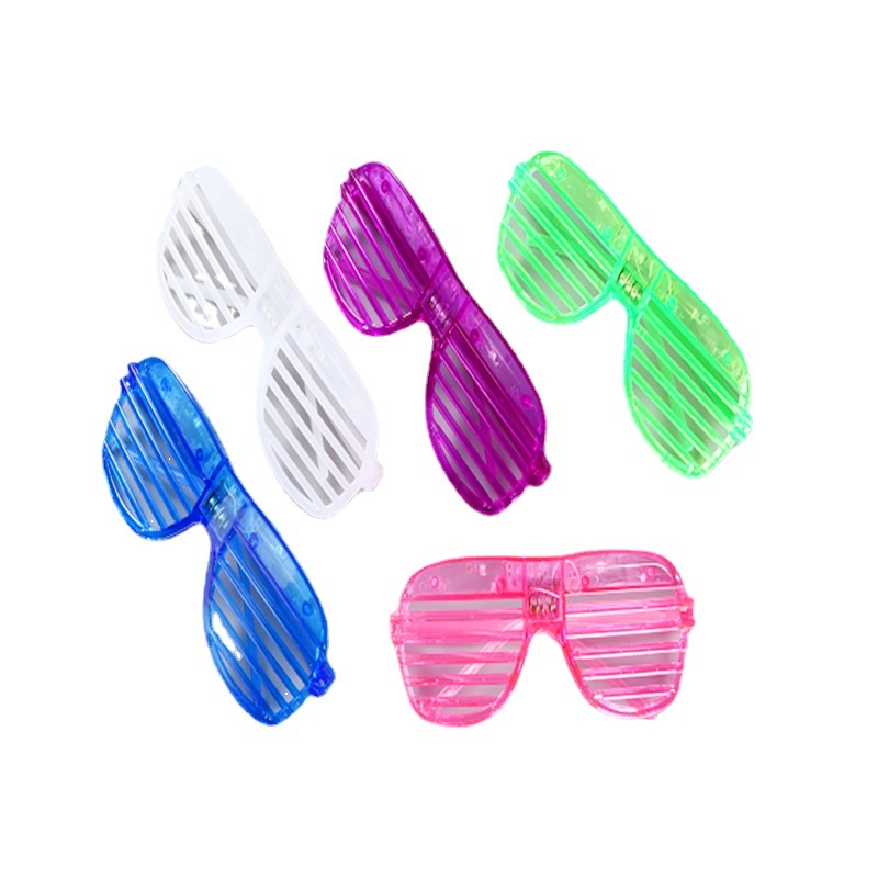 Blinds 3 Lights Glasses Led Flash Luminous Eyes Children's Toy Bar Party Cheering Props Wholesale