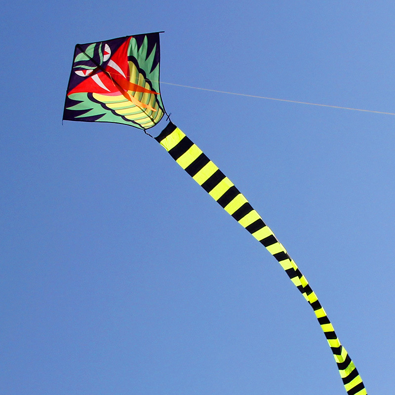 新款青蛇王风筝大人眼镜蛇风筝微风易飞成人长尾风筝